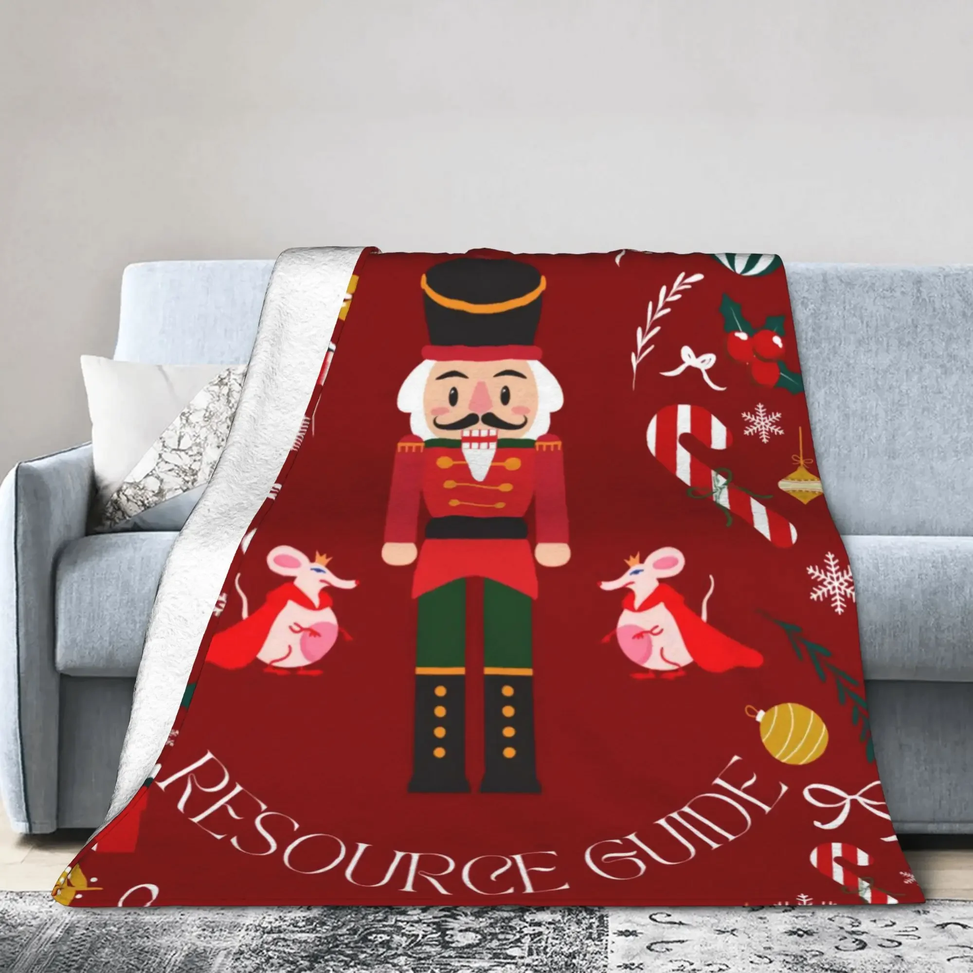 Christmas Nutcracker Flannel Blanket Winter Warm Soft Bedding Throw for Students Home Decor Comfortable Bedspread Cover
Christmas Nutcracker Flannel Blanket Winter Warm Soft Bedding Throw for Students Home Decor Comfortable Bedspread Cover