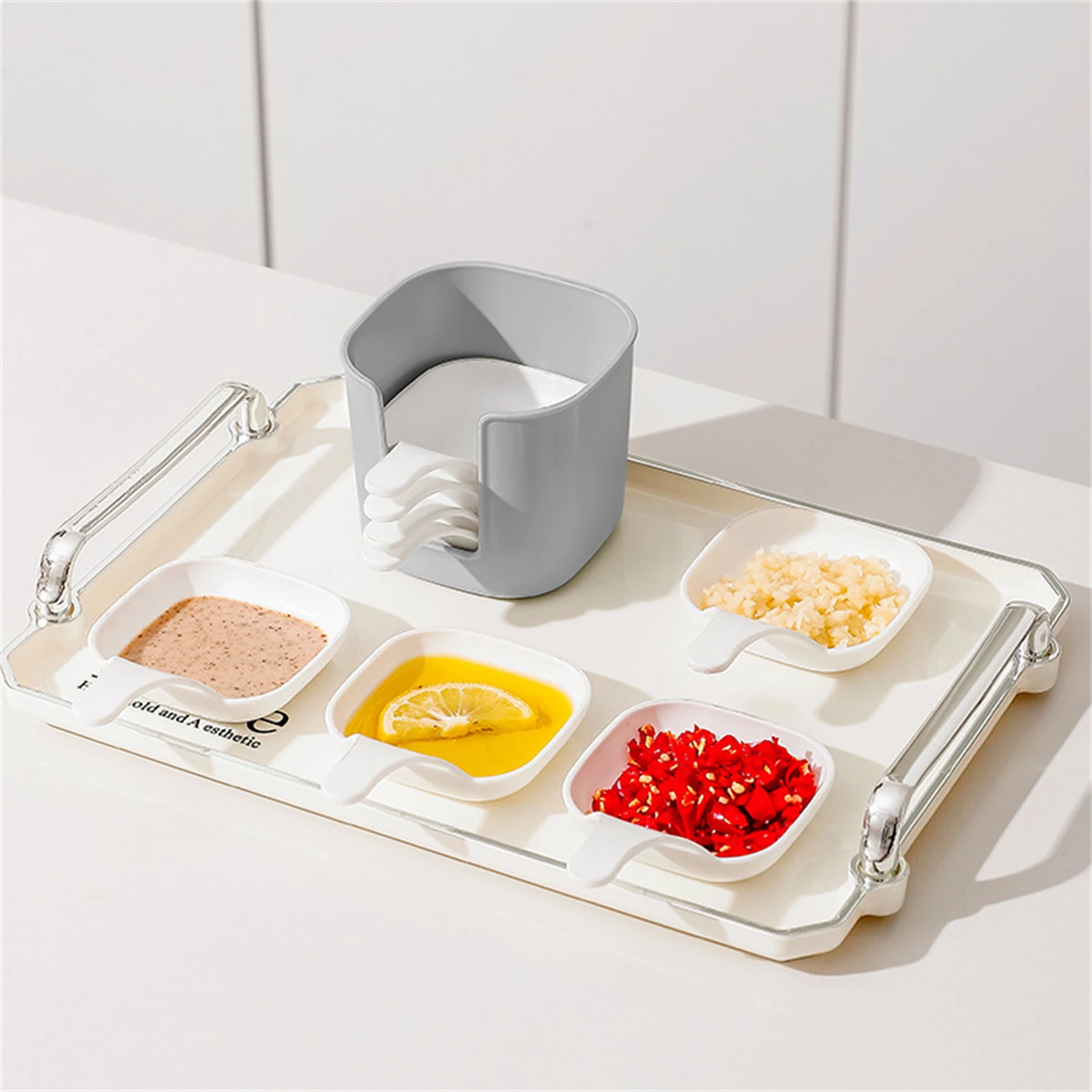 6PCS Dipping Bowls Food Grade Tiny Dipping Bowls with Handles Box for Side Dish Ketchup Soy BBQ Sushi Kitchen Supplies
6PCS Dipping Bowls Food Grade Tiny Dipping Bowls with Handles Box for Side Dish Ketchup Soy BBQ Sushi Kitchen Supplies