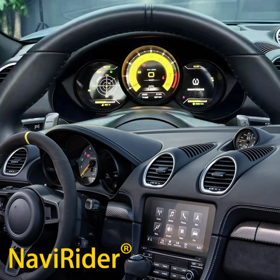 ЖК-панель приборной панели для Porsche Boxster 982 718 2012-2022, цифровой спидометр, приборный щиток, GPS-навигация, виртуальный кокпит
ЖК-панель приборной панели для Porsche Boxster 982 718 2012-2022, цифровой спидометр, приборный щиток, GPS-навигация, виртуальный кокпит