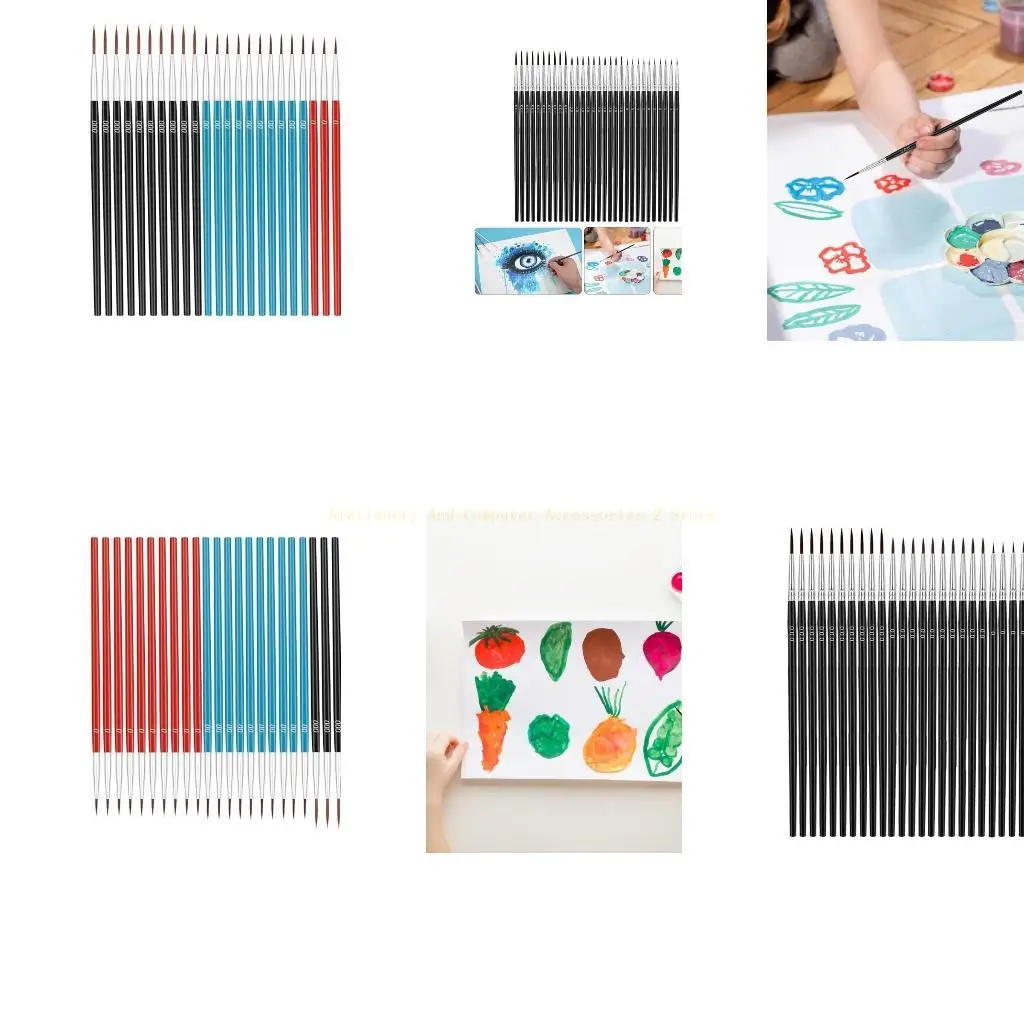 30 шт./компл. кисти для рисования мелких деталей #0 #00 #000 тонкая кисть для рисования маленький кончик лайнера кисти для
30 шт./компл. кисти для рисования мелких деталей #0 #00 #000 тонкая кисть для рисования маленький кончик лайнера кисти для