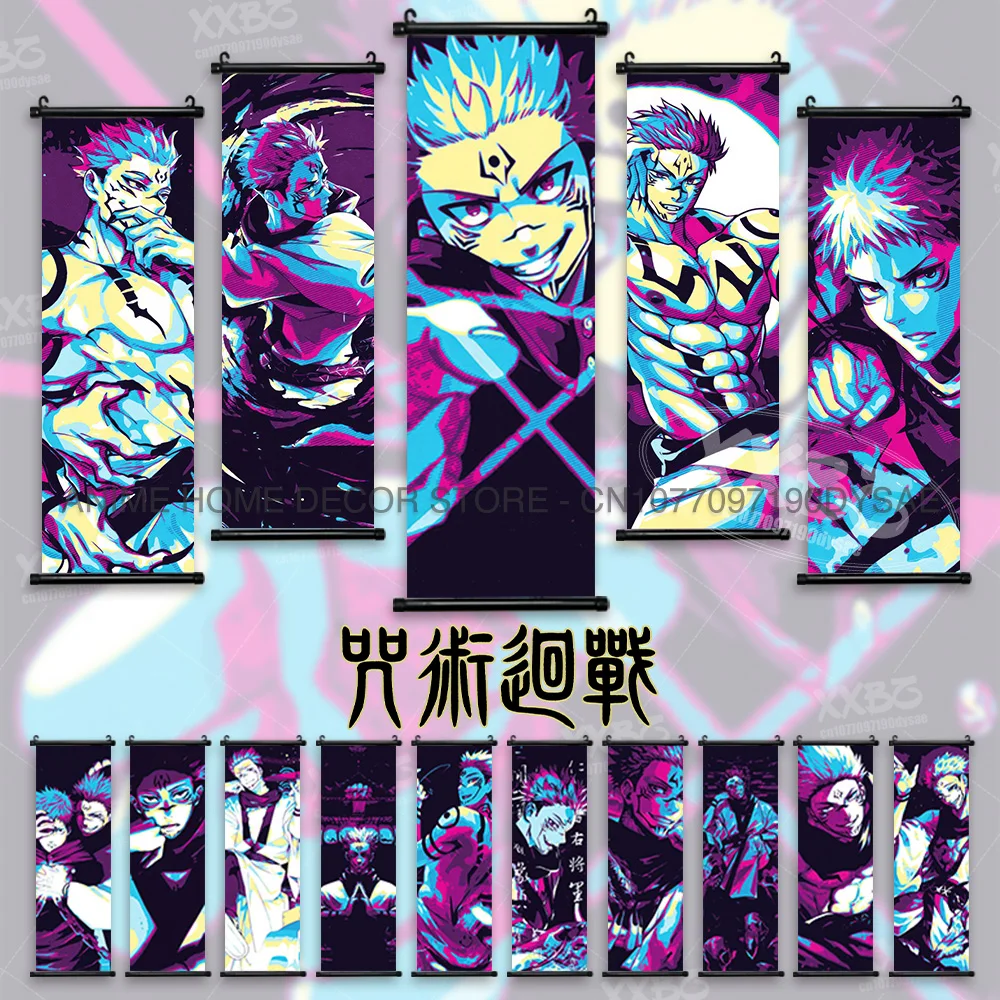 Jujutsu Kaisen Posters Itadori Yuji Home Decoration Ryomensukuna Hanging Painting Wall Art Gojo Satoru Scrolls Picture Wallpaper
Jujutsu Kaisen Posters Itadori Yuji Home Decoration Ryomensukuna Hanging Painting Wall Art Gojo Satoru Scrolls Picture Wallpaper