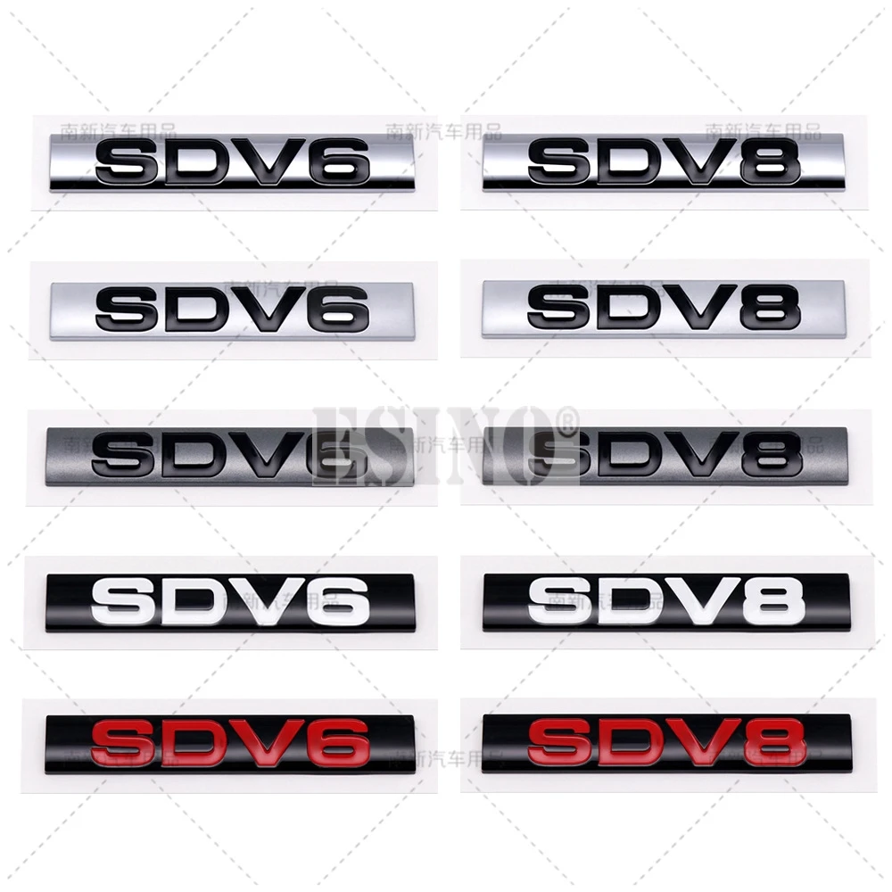 Car Styling 3D HSE SDV6 HSE SDV8 ABS Adhesive Emblem Badge Decal for Land Rover Ranger Rover Voguese Defender
Car Styling 3D HSE SDV6 HSE SDV8 ABS Adhesive Emblem Badge Decal for Land Rover Ranger Rover Voguese Defender