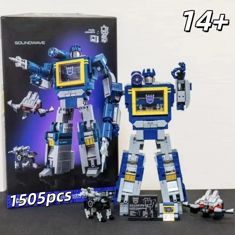 10358 Робот-конструктор Sound Wave, 1505 деталей, сборная деформируемая модель, игрушка для мальчиков и девочек, подарок на день рождения
10358 Робот-конструктор Sound Wave, 1505 деталей, сборная деформируемая модель, игрушка для мальчиков и девочек, подарок на день рождения