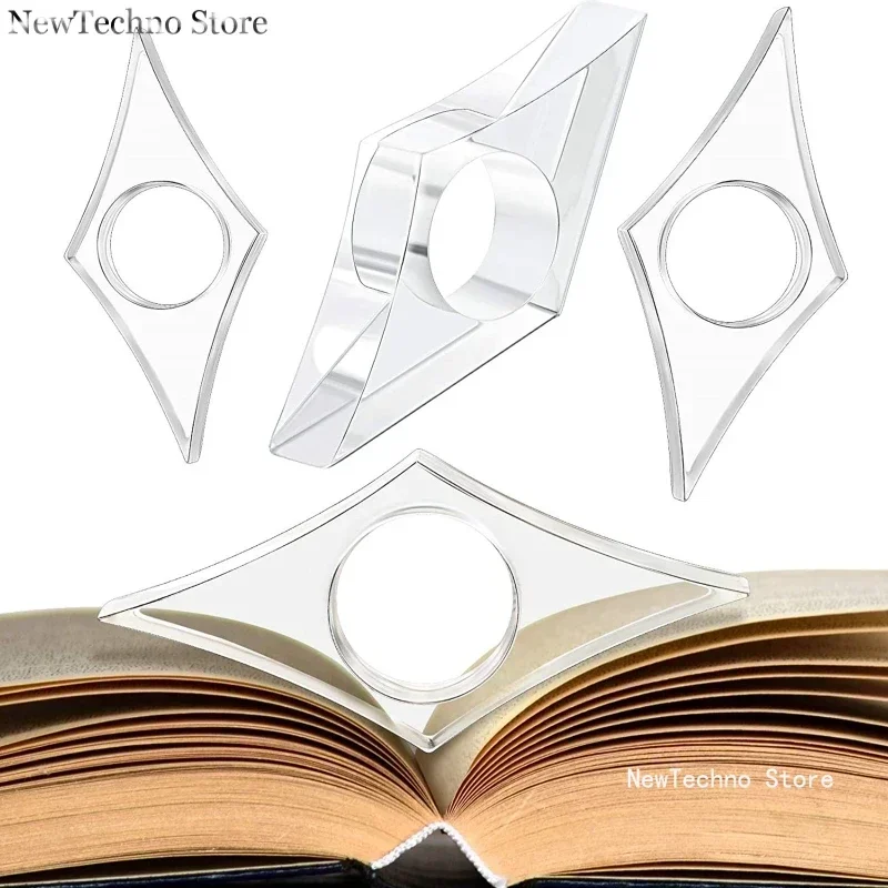 1 Piece Convenient Page Spreader Thumb Book Holder Acrylic Bookmark Reading Helper for Bookworms Teachers Students Kids Adults
1 Piece Convenient Page Spreader Thumb Book Holder Acrylic Bookmark Reading Helper for Bookworms Teachers Students Kids Adults