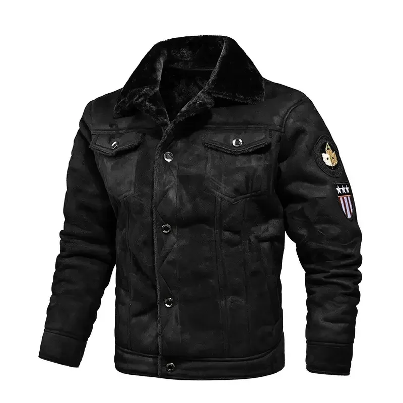 2023 Pu Jacket Men Thick Warm Military Bomber Tactical Leather Jackets Mens Outwear Fleece Fur Collar Windbreaker Coat Male 8XL
2023 Pu Jacket Men Thick Warm Military Bomber Tactical Leather Jackets Mens Outwear Fleece Fur Collar Windbreaker Coat Male 8XL