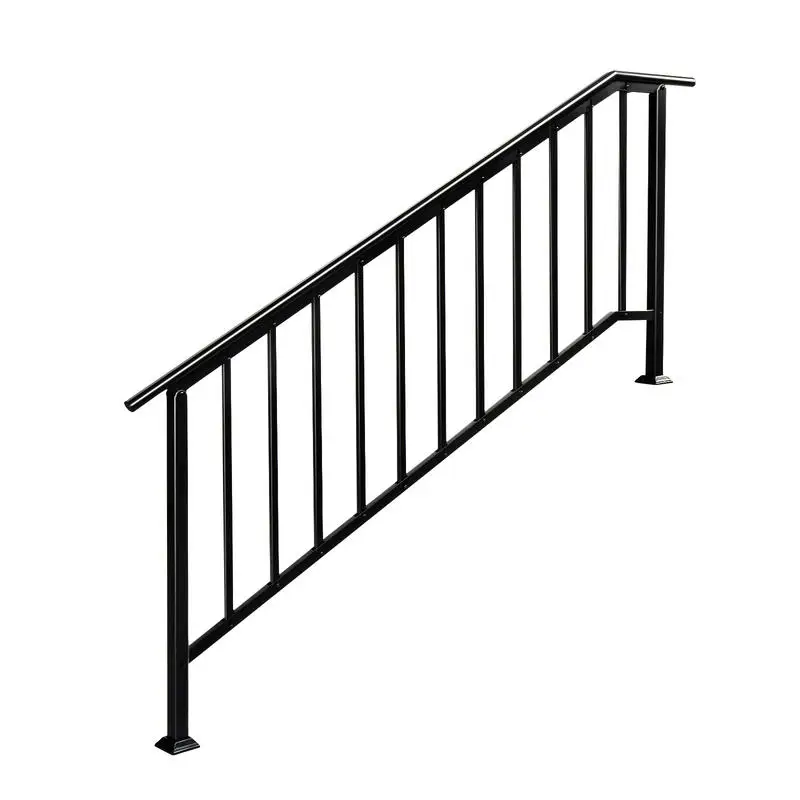 Matte Black 5-step Straight Vertical Railing for Courtyard Stairs
Matte Black 5-step Straight Vertical Railing for Courtyard Stairs