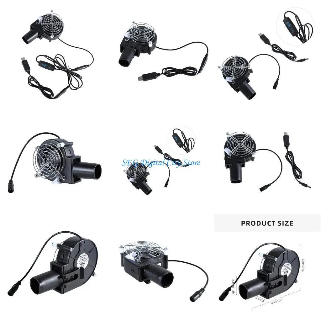 U75B USB Blower Fan 9733 Small Stove Tool For Cooking Heating Camping BBQ Brushless Cooling Centrifugal Fan 4800RPM
U75B USB Blower Fan 9733 Small Stove Tool For Cooking Heating Camping BBQ Brushless Cooling Centrifugal Fan 4800RPM