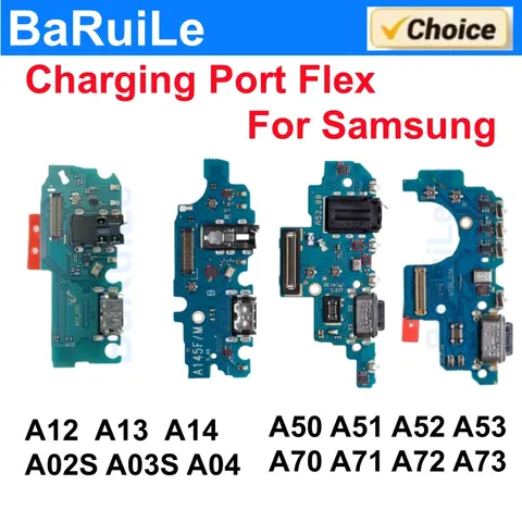 1 pièces Port de chargement flexible pour Samsung A12 A13 A14 A23 A50 A70 A51 A71 A52 A72 A53 A73 A02S connecteur de Dock USB carte de chargeur rapide