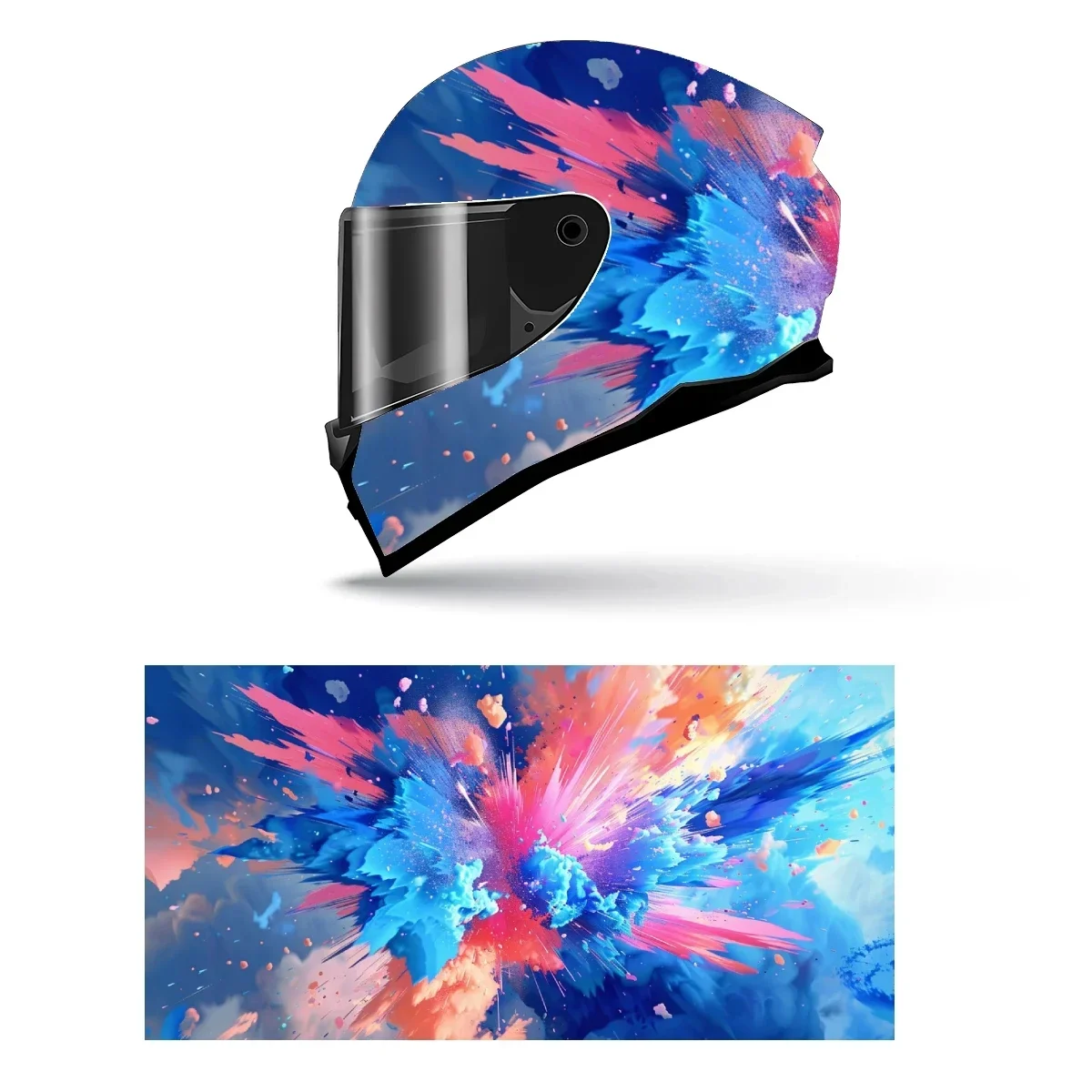 Colorful Paint Splatters Full Helmet Wrap Sticker Motorcycle Helmet Racing Graphic Decal Vinyl Wrap Helmet Decorative Sticker
Colorful Paint Splatters Full Helmet Wrap Sticker Motorcycle Helmet Racing Graphic Decal Vinyl Wrap Helmet Decorative Sticker