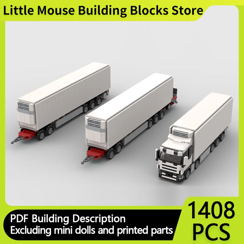 City Car Model MOC Building Bricks Cold Chain Transport Vehicle Modular Technology Gifts Holiday Assemble Children Toys Suit
City Car Model MOC Building Bricks Cold Chain Transport Vehicle Modular Technology Gifts Holiday Assemble Children Toys Suit