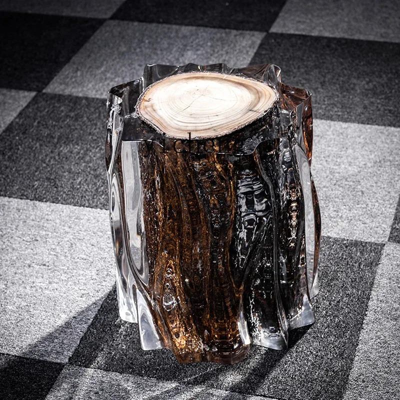 solid wood pier log weathered tree stump transparent resin villa courtyard tea room table stool
solid wood pier log weathered tree stump transparent resin villa courtyard tea room table stool