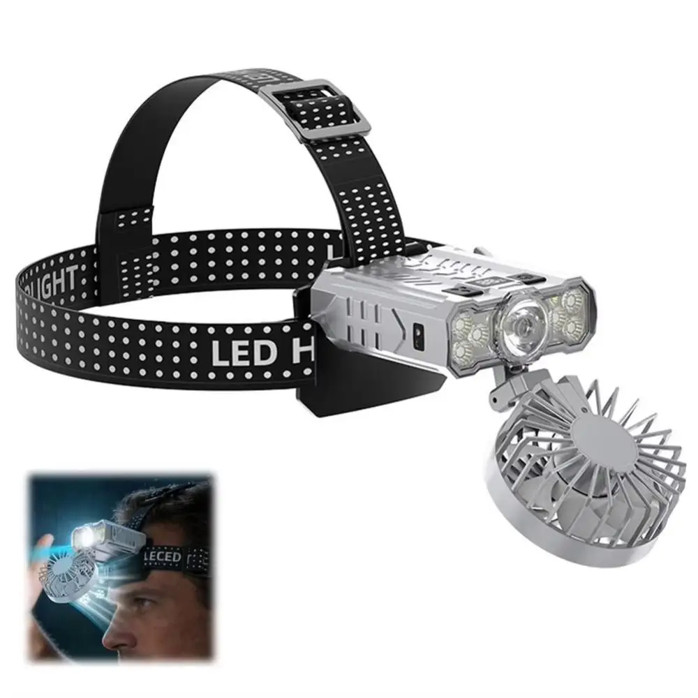 New Motion Sensor Headlamp with Fan Rechargeable Adjustable Strap Head Light Foldable Rechargeable Headlamp Cycling
New Motion Sensor Headlamp with Fan Rechargeable Adjustable Strap Head Light Foldable Rechargeable Headlamp Cycling