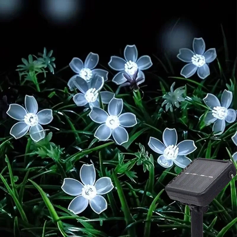 Solar Floral Garlands Light 5m 7m 12m Flower Solar Lamp Power LED String Fairy Lights Garden Christmas Decor For Outdoor
Solar Floral Garlands Light 5m 7m 12m Flower Solar Lamp Power LED String Fairy Lights Garden Christmas Decor For Outdoor