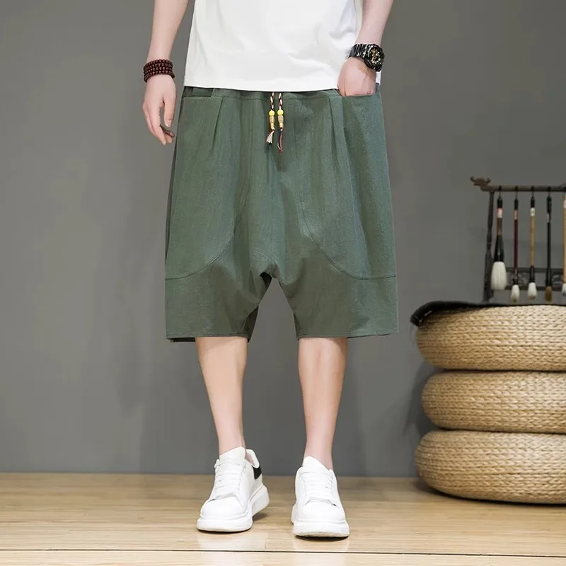 Baggy Cotton Harem Pants Chinese Style Cotton Linen Joggers Pants Hip Hop Oversized Wide Leg Pants Pantalon Harajuku Track Pants
Baggy Cotton Harem Pants Chinese Style Cotton Linen Joggers Pants Hip Hop Oversized Wide Leg Pants Pantalon Harajuku Track Pants