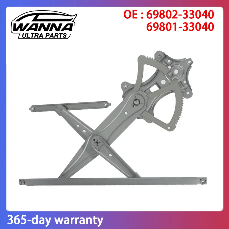 OE Quality 6980233040 6980133040 Front Left Right Window Regulator for Lexus ES300 ES330 RX330 RX350 RX400h 2002 2003 2004-2009
OE Quality 6980233040 6980133040 Front Left Right Window Regulator for Lexus ES300 ES330 RX330 RX350 RX400h 2002 2003 2004-2009