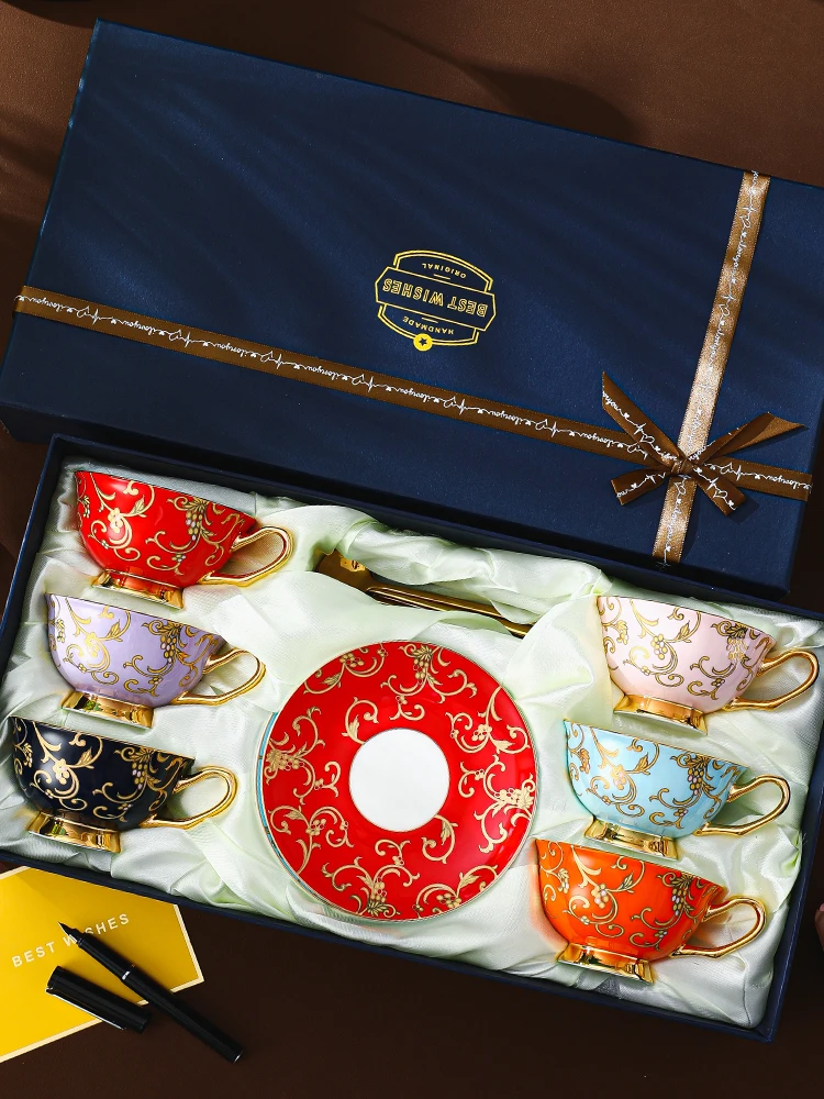 Ele Retro European Sle Cerc Coffee Cup Set High End Home Use Premium Quali Cup And Plate Senior Gift Box Set
Ele Retro European Sle Cerc Coffee Cup Set High End Home Use Premium Quali Cup And Plate Senior Gift Box Set