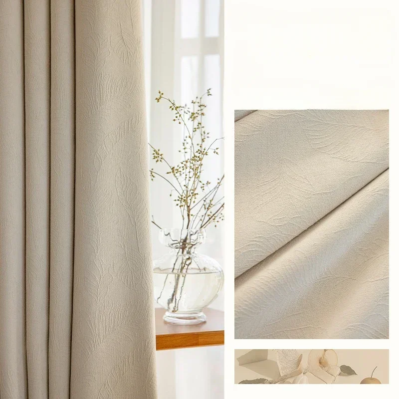 Luxury Thick Chenille Curtain High Blackout Jacquard Fabric Simple Light Luxury Milk Tea Matcha Japanese Curtains luxury modern
Luxury Thick Chenille Curtain High Blackout Jacquard Fabric Simple Light Luxury Milk Tea Matcha Japanese Curtains luxury modern