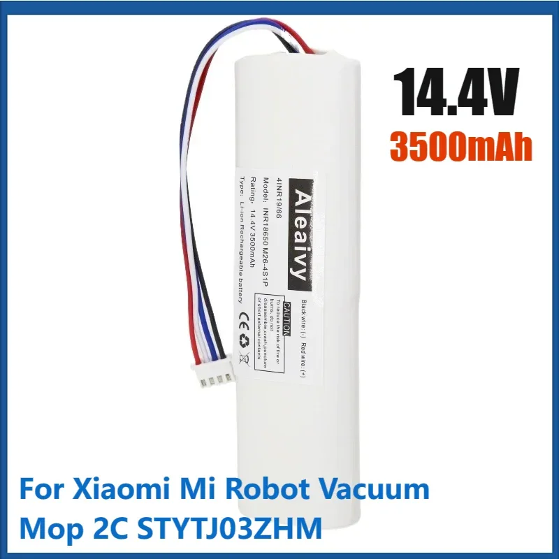 14,4 В 3500 мАч P2051-4S1P-ZM Сменный литий-ионный аккумулятор для робота-пылесоса Xiaomi Mi 2C STYTJ03ZHM аккумулятор
14,4 В 3500 мАч P2051-4S1P-ZM Сменный литий-ионный аккумулятор для робота-пылесоса Xiaomi Mi 2C STYTJ03ZHM аккумулятор