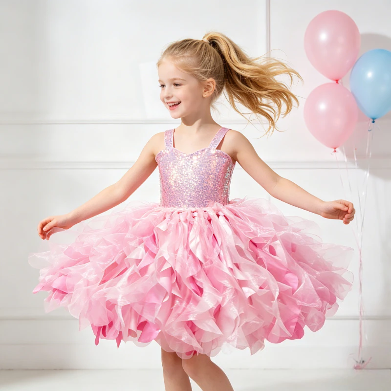 Layered Tulle Tutu Dress Sparkle Sequin Princess Costume for Halloween Cosplay Gift Tutu Dress for Wedding Party Performance
Layered Tulle Tutu Dress Sparkle Sequin Princess Costume for Halloween Cosplay Gift Tutu Dress for Wedding Party Performance