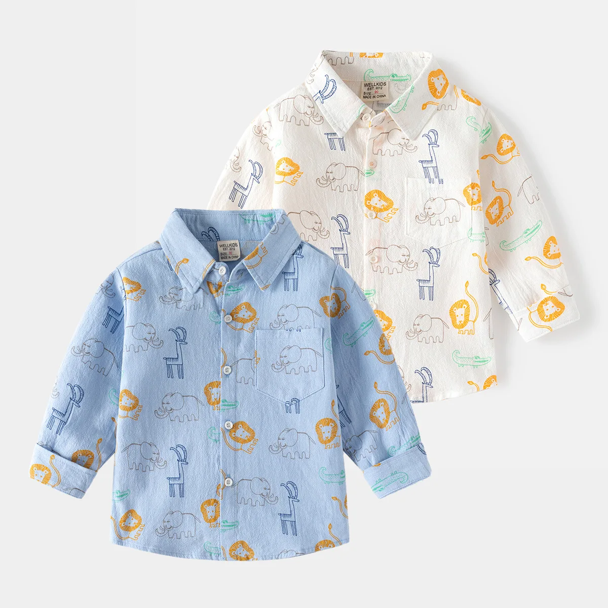 New spring and autumn 2025 boys' long-sleeved pure cotton shirts for children and babies, Korean version foreign trade shirts
New spring and autumn 2025 boys' long-sleeved pure cotton shirts for children and babies, Korean version foreign trade shirts