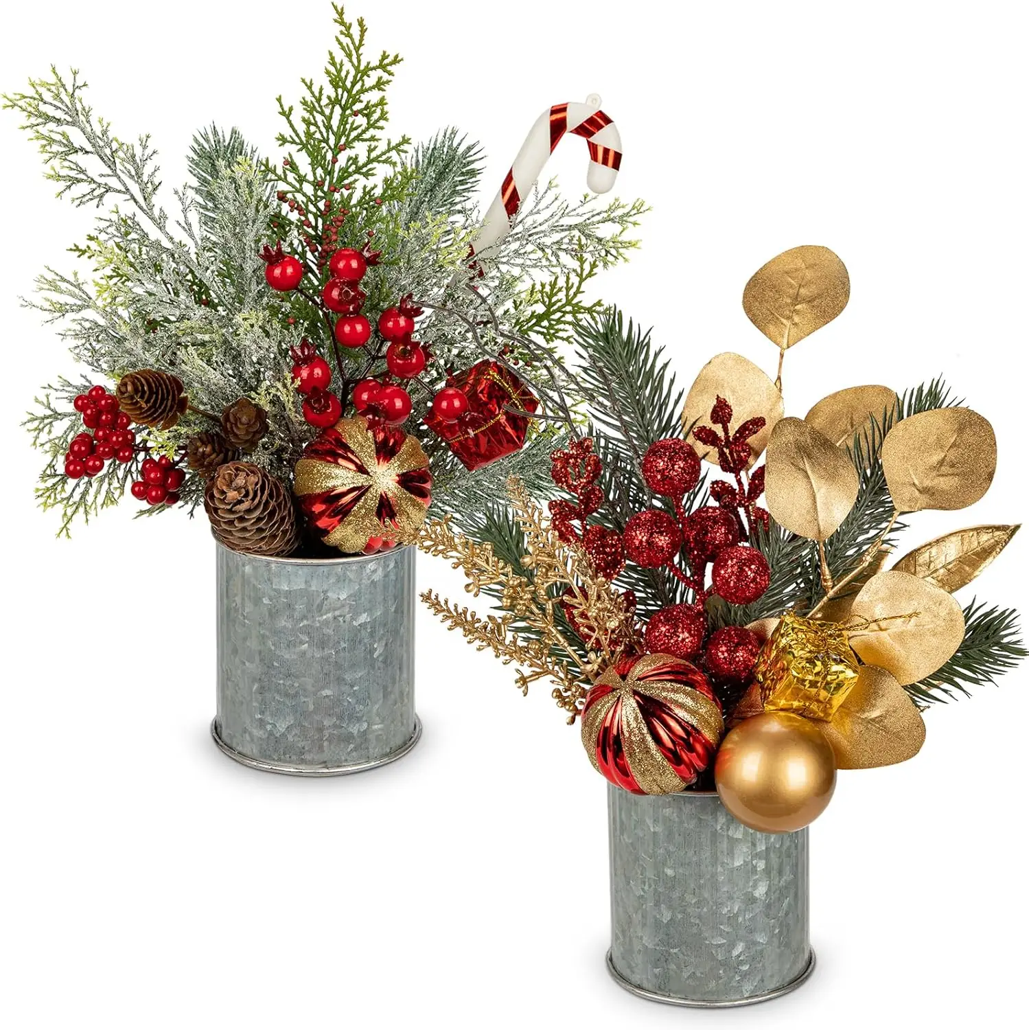 2 упаковки 12 футов искусственных рождественских елок с украшениями, сосновыми шишками и ягодами для рождественского декора в помещении
2 упаковки 12 футов искусственных рождественских елок с украшениями, сосновыми шишками и ягодами для рождественского декора в помещении