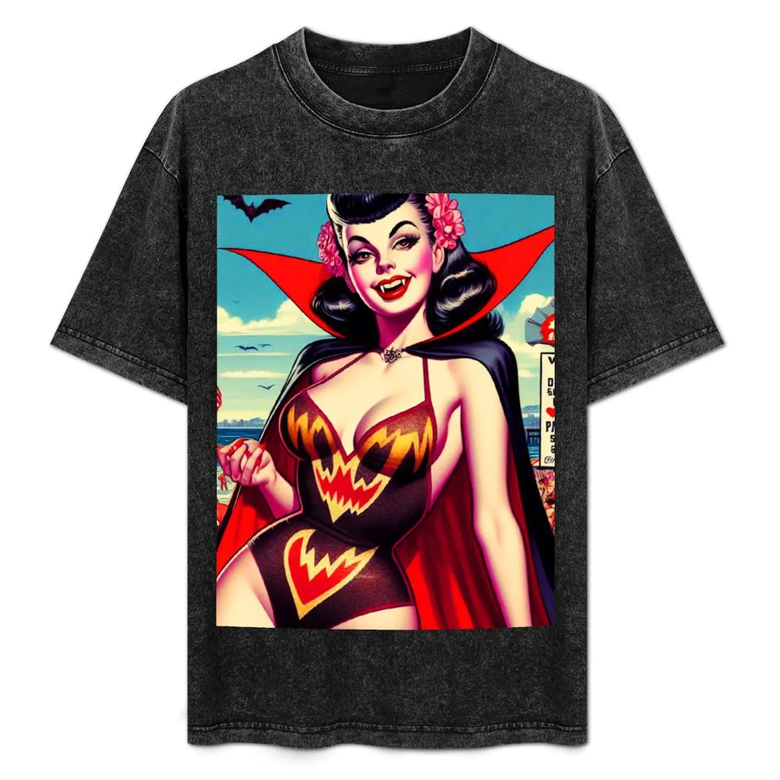 Summer Vampire Girl T-Shirt Basic Lightweight Short Sleeve Tee
Summer Vampire Girl T-Shirt Basic Lightweight Short Sleeve Tee