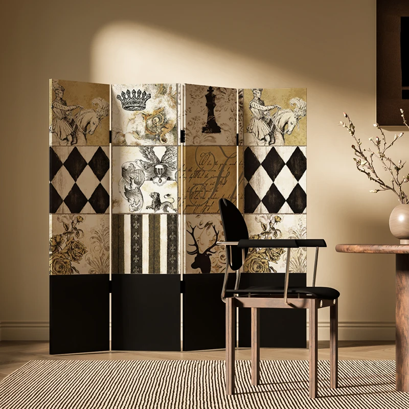 Screen partition foldable removable retro decorative background wall home hotel bed and breakfast bedroom shelter
Screen partition foldable removable retro decorative background wall home hotel bed and breakfast bedroom shelter