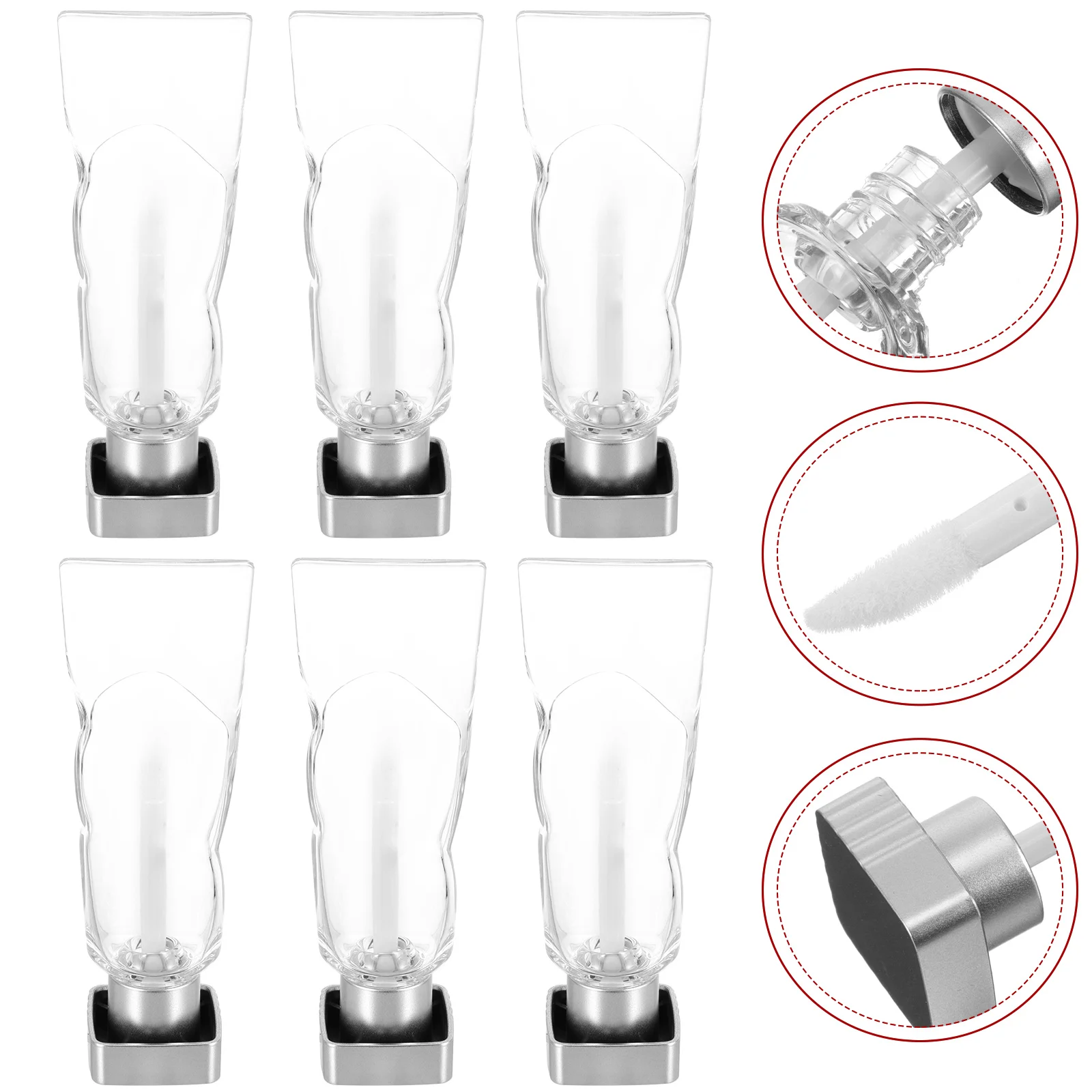 6pcs Empty Lip Gloss Tubes Refillable Containers 4ml Plastic Mini Bulk Pack Vials Women Tools
6pcs Empty Lip Gloss Tubes Refillable Containers 4ml Plastic Mini Bulk Pack Vials Women Tools
