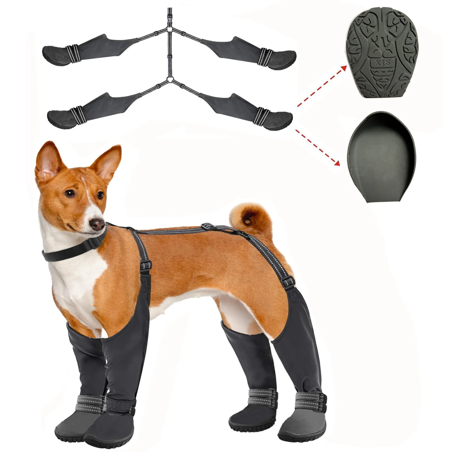 Pet products new anti-dirty straps hard-soled dog shoelaces do not fall off reflective strips go out dog shoes velvet dog shoes
Pet products new anti-dirty straps hard-soled dog shoelaces do not fall off reflective strips go out dog shoes velvet dog shoes