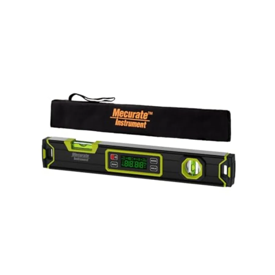 Portable Electronic Angle Finder with Backlit Display ±0.1° Accuracy Magnetic Base 4 Measurement Units Compact Torpedo Smart Le
Portable Electronic Angle Finder with Backlit Display ±0.1° Accuracy Magnetic Base 4 Measurement Units Compact Torpedo Smart Le