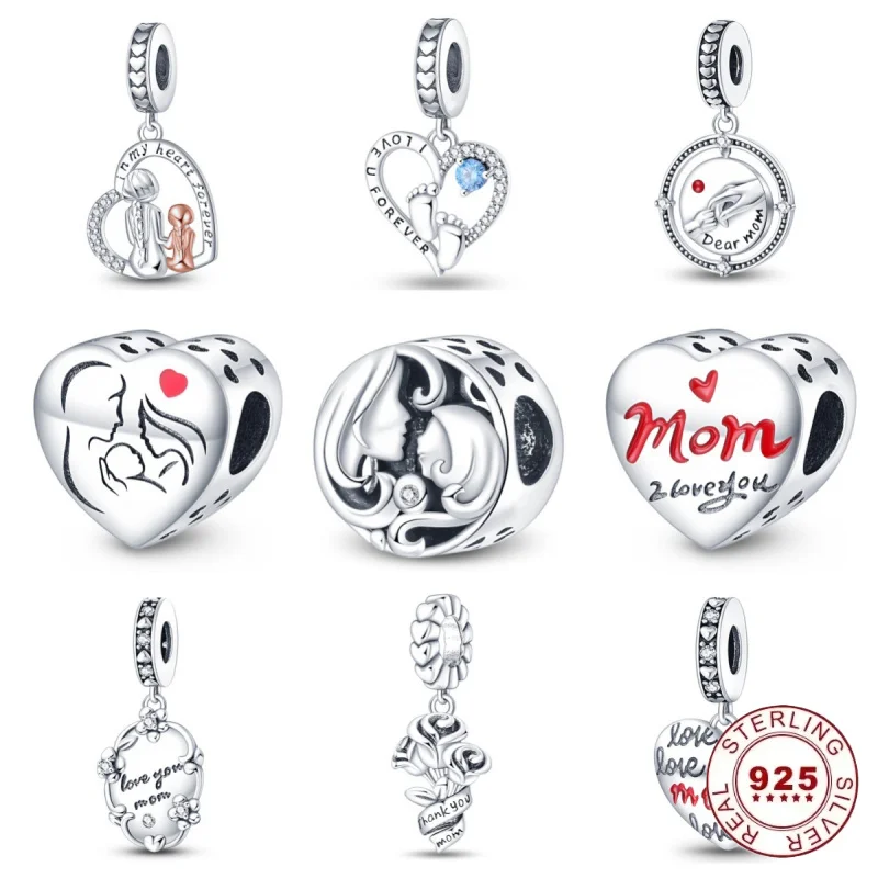 925 Sterling Original Charms Suitable For Pandora Bracelets Mother'S Day Jewelry Making Gifts For Mom Beads Moissanite
925 Sterling Original Charms Suitable For Pandora Bracelets Mother'S Day Jewelry Making Gifts For Mom Beads Moissanite