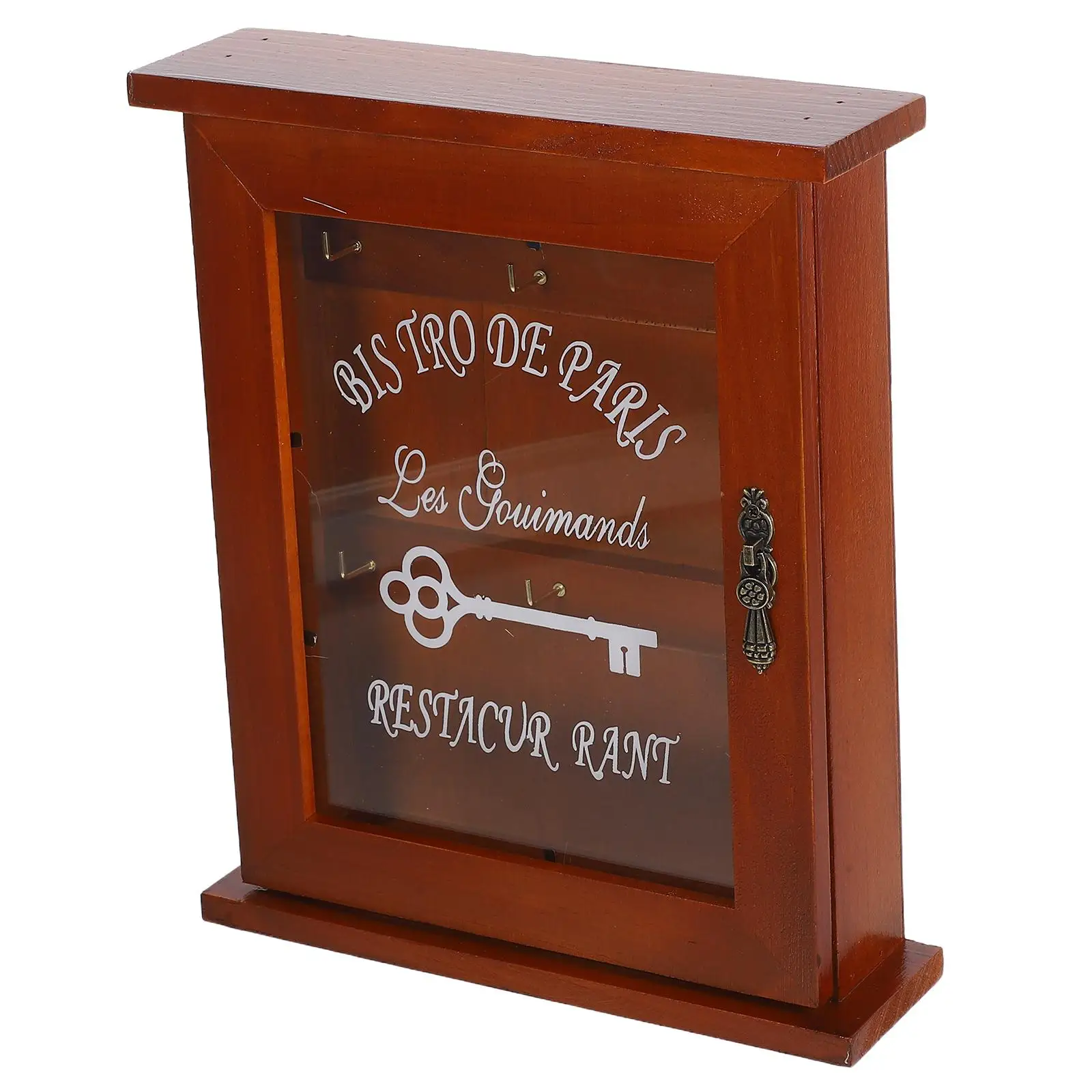 Key Storage Box Wooden Glass Compact Size ganize Daily Items Retro Style Home Entry Decoration Wall Mounted Box Storage Solution
Key Storage Box Wooden Glass Compact Size ganize Daily Items Retro Style Home Entry Decoration Wall Mounted Box Storage Solution