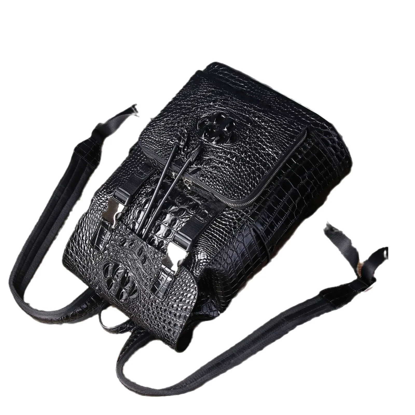 New Brand Crocodile Pattern Genuine Leather Men Backpacks Real Natural Leather Student Backpack Luxury Computer Laptop Bag
New Brand Crocodile Pattern Genuine Leather Men Backpacks Real Natural Leather Student Backpack Luxury Computer Laptop Bag