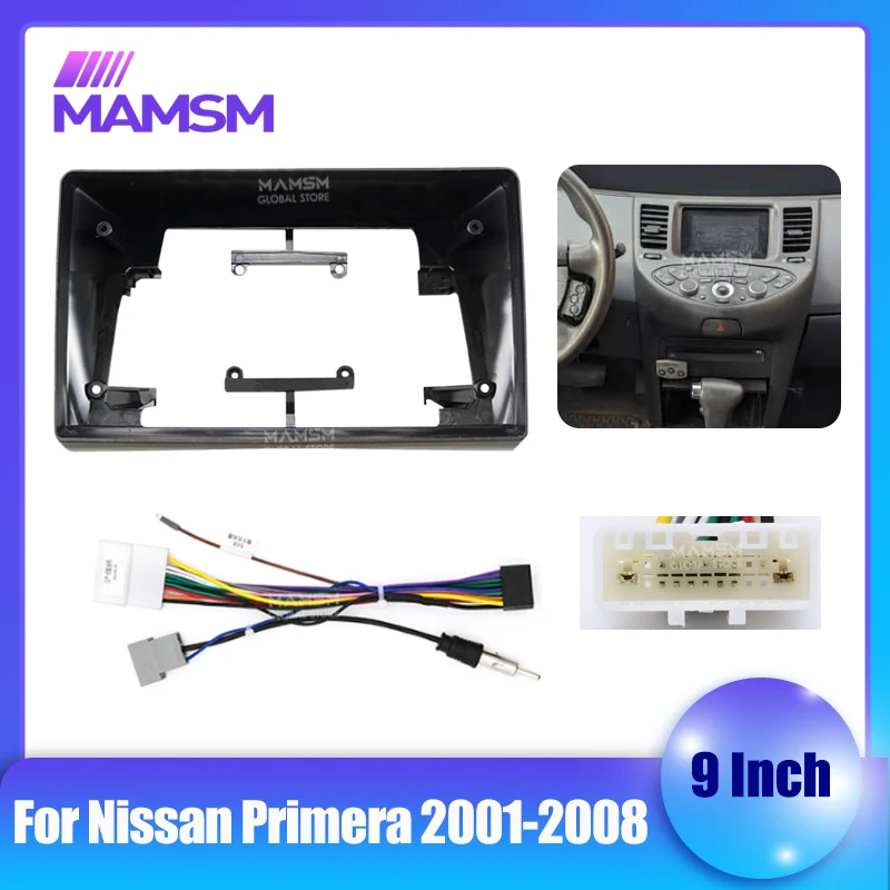 9" For Nissan Primera 2001 - 2008 Car Radio Android Stereo GPS MP5 Player Casing Frame 2 Din Head Unit Fascia Dash Cover
9" For Nissan Primera 2001 - 2008 Car Radio Android Stereo GPS MP5 Player Casing Frame 2 Din Head Unit Fascia Dash Cover