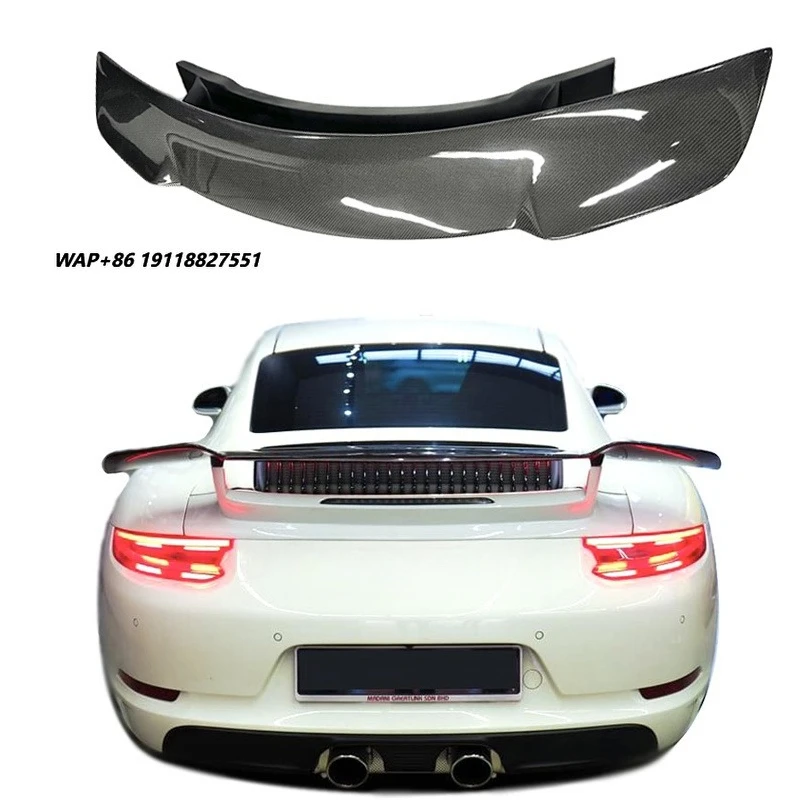 New Arrival SD Style Half Carbon Fiber Rear Trunk Spoiler Wing for 911 991 Carrera 4S Spioler Car Exterior Accessories
New Arrival SD Style Half Carbon Fiber Rear Trunk Spoiler Wing for 911 991 Carrera 4S Spioler Car Exterior Accessories