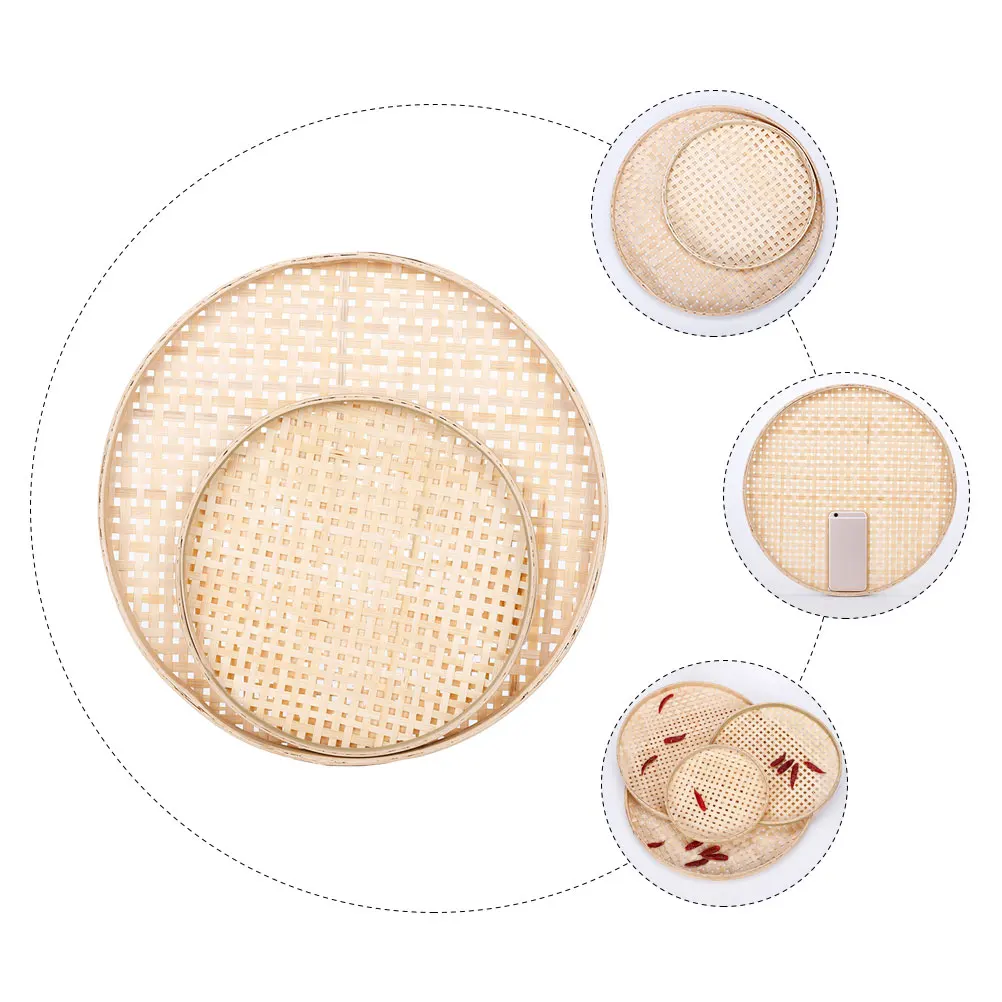 Bamboo Weaving Sieve Practical Food Sieve Bamboo Woven Basket Weaving Artware Snack Holder
Bamboo Weaving Sieve Practical Food Sieve Bamboo Woven Basket Weaving Artware Snack Holder
