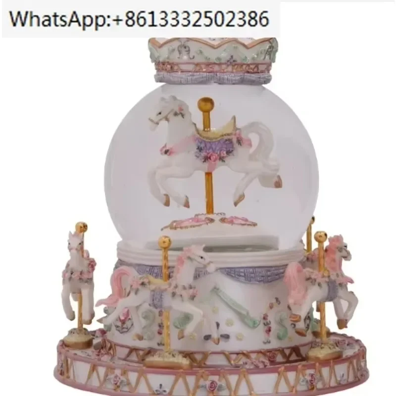 Роскошные изделия из смолы, снежный шар, музыкальная шкатулка, карусель, хрустальный шар, музыкальная шкатулка, подарок на день рождения для подруги, рождественская музыкальная шкатулка, украшения
Роскошные изделия из смолы, снежный шар, музыкальная шкатулка, карусель, хрустальный шар, музыкальная шкатулка, подарок на день рождения для подруги, рождественская музыкальная шкатулка, украшения