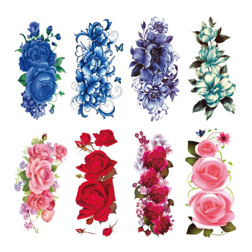 15pcs Temporary Tattoos Waterproof Stickers for Adults Flowers Body Art Party Wedding Accessories Cool Fashion Design
15pcs Temporary Tattoos Waterproof Stickers for Adults Flowers Body Art Party Wedding Accessories Cool Fashion Design