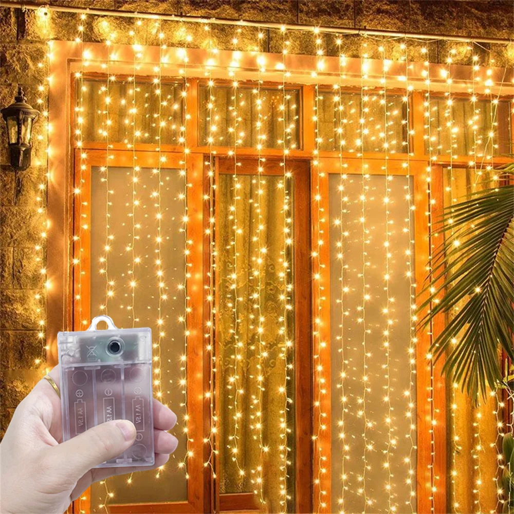 8 Lighting Modes Battery Festoon Party Wedding Christmas Decoration LED Fairy Lamp Garland Curtain String Light for Bedroom Home
8 Lighting Modes Battery Festoon Party Wedding Christmas Decoration LED Fairy Lamp Garland Curtain String Light for Bedroom Home