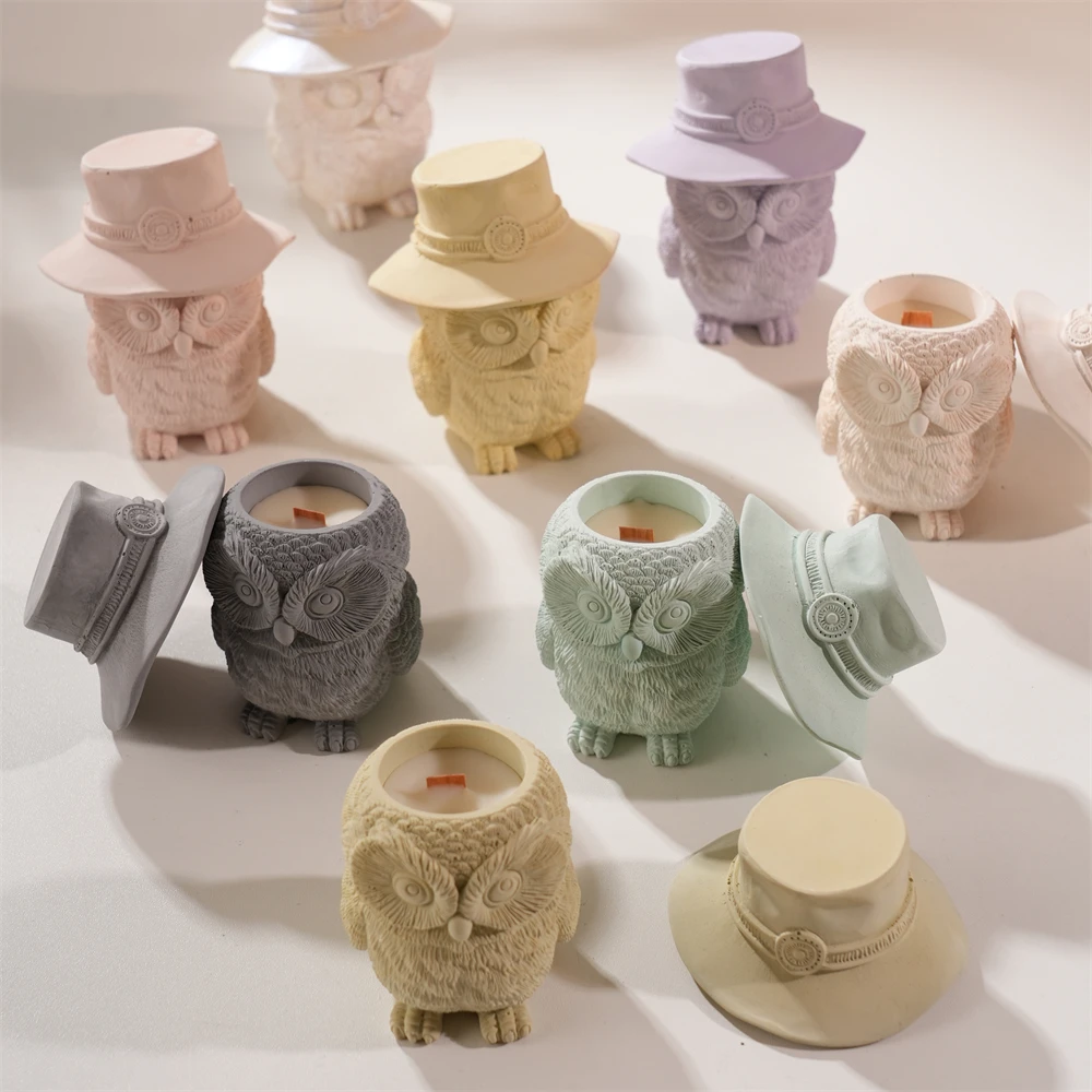 Owl Candle Jar Concrete Silicone Mold Owl Wax Melt Burner Plaster Storage Silicone Mould Owl Candle Holder Mold
Owl Candle Jar Concrete Silicone Mold Owl Wax Melt Burner Plaster Storage Silicone Mould Owl Candle Holder Mold