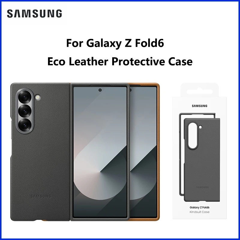 Original Samsung Kindsuit Case for Galaxy Z Fold6, EF-VF956 Leather Protective Smartphone Cover
Original Samsung Kindsuit Case for Galaxy Z Fold6, EF-VF956 Leather Protective Smartphone Cover