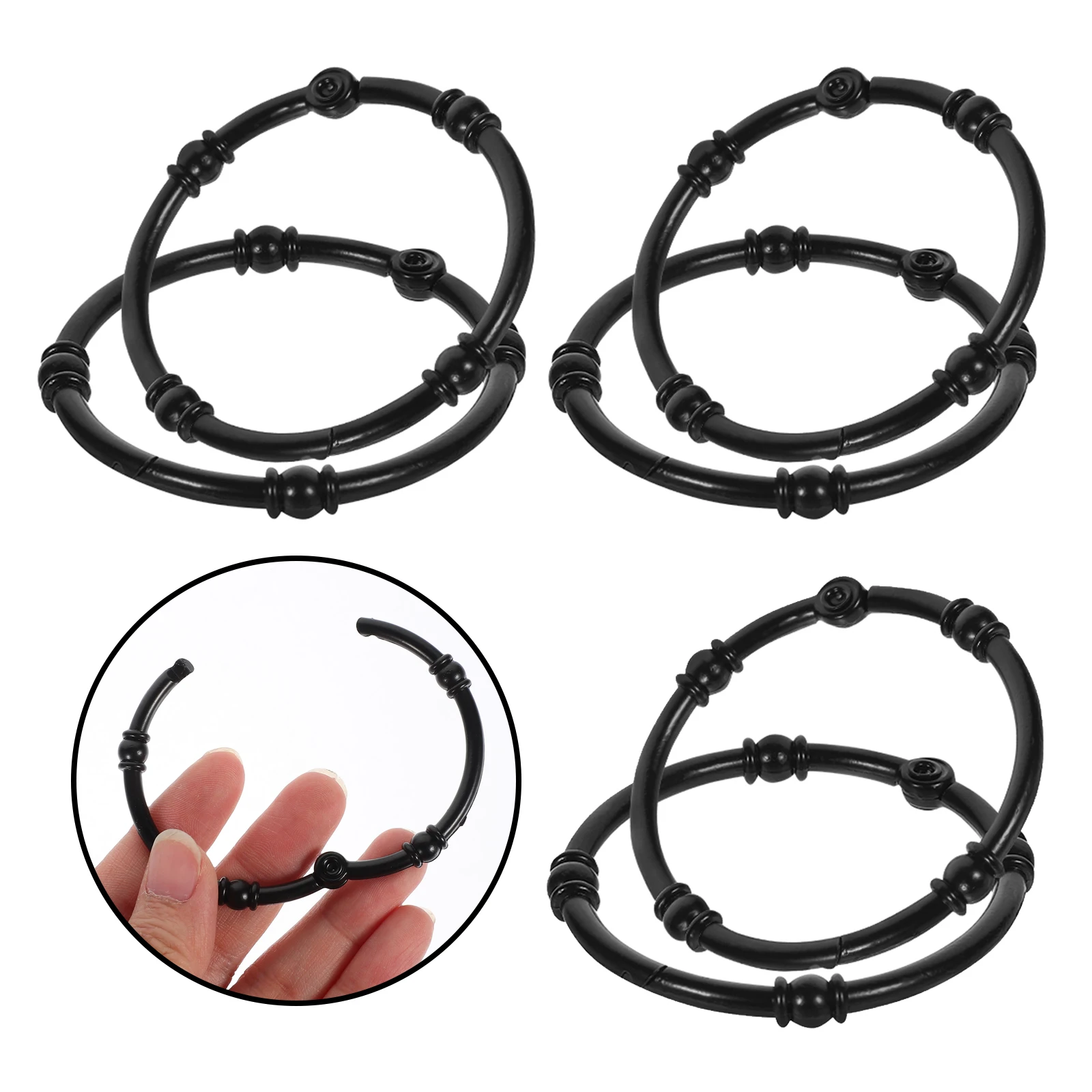 12Pcs Zinc Alloy Shower Curtain Rings Vintage Metal Hooks Heavy Duty Rust Proof Bathroom Curtain Hooks
12Pcs Zinc Alloy Shower Curtain Rings Vintage Metal Hooks Heavy Duty Rust Proof Bathroom Curtain Hooks