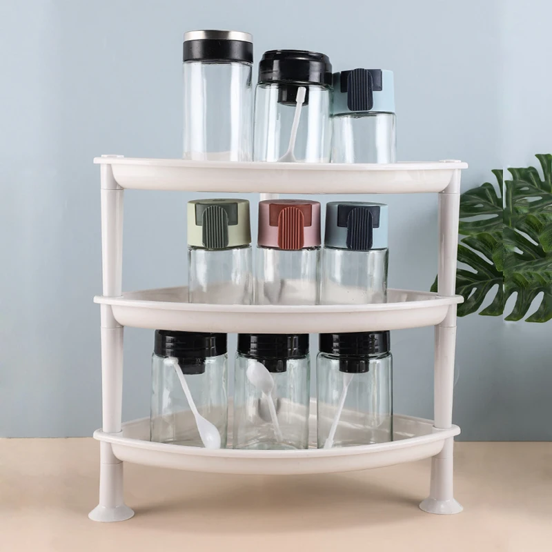 3-layer Kitchen Seasoning Bottle Storage Rack Herb Jar Seasoning Organizer Desktop Corner Shelf Space Saving Storage Holder
3-layer Kitchen Seasoning Bottle Storage Rack Herb Jar Seasoning Organizer Desktop Corner Shelf Space Saving Storage Holder