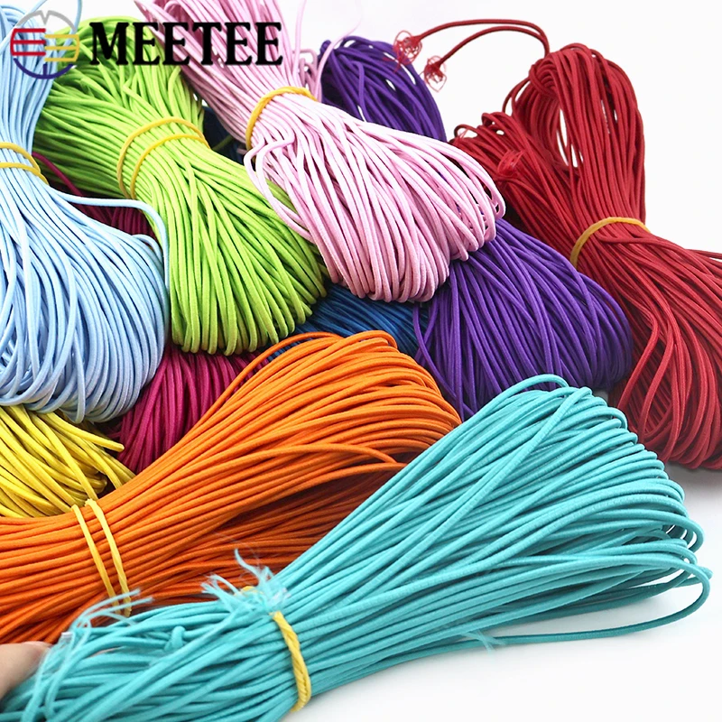 1Roll=45M Meetee 2mm Round Elastic Rope for Hoodie Rubber Ropes Mask Cap Elastics Band Belt Making Cord DIY Sewing Accessories
1Roll=45M Meetee 2mm Round Elastic Rope for Hoodie Rubber Ropes Mask Cap Elastics Band Belt Making Cord DIY Sewing Accessories