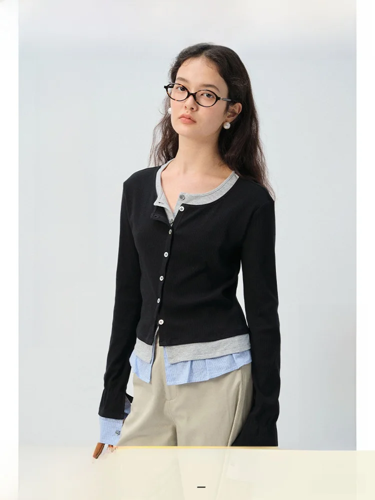 plus Size Women's Long Sleeve Knitted Sweater round Neck Splice Slimming Cardigan Spring Fashion for Plump MM Top
plus Size Women's Long Sleeve Knitted Sweater round Neck Splice Slimming Cardigan Spring Fashion for Plump MM Top