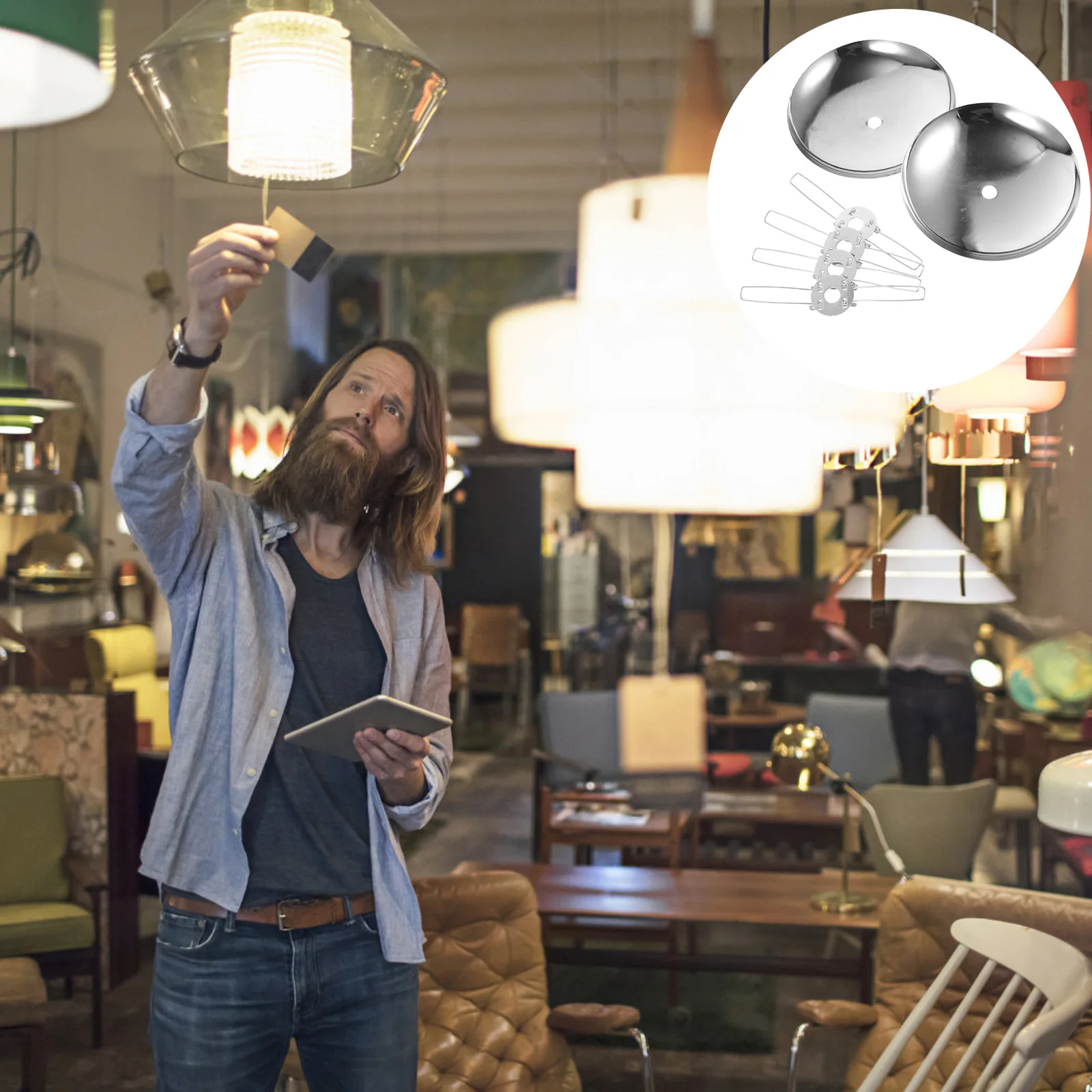 1Set Lampshade Spring Clips Sturdy Support Bracket Tray DIY Lighting Parts Compatible with Table Lamp Cover for Study Home Decor
1Set Lampshade Spring Clips Sturdy Support Bracket Tray DIY Lighting Parts Compatible with Table Lamp Cover for Study Home Decor