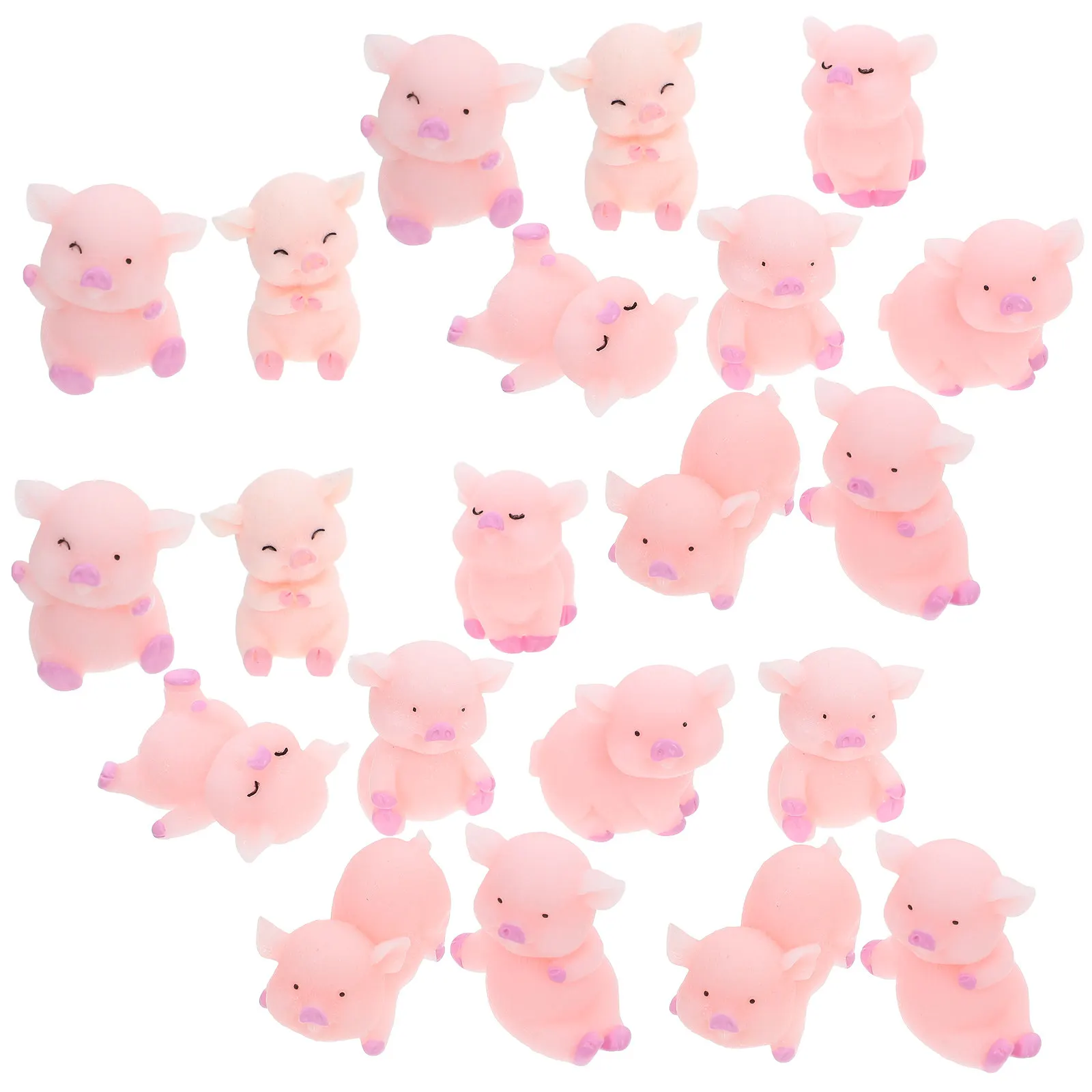 24Pcs Pink Pig Cake Ornaments Miniature Resin Figures for DIY Crafts Garden Desk Car Decoration Party Favor Little Piggy
24Pcs Pink Pig Cake Ornaments Miniature Resin Figures for DIY Crafts Garden Desk Car Decoration Party Favor Little Piggy
