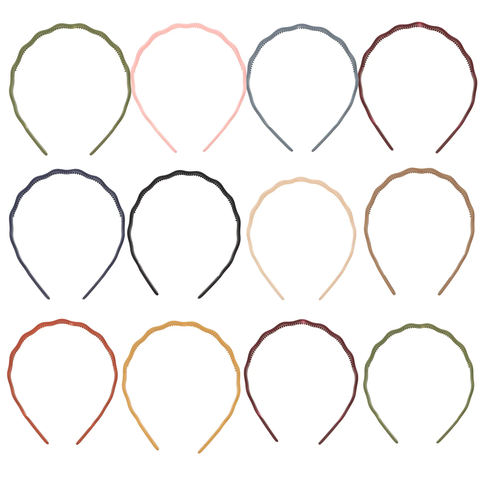 12pcs Plastic Headband Wavy Hair Hoop Headdress Candy Color Mixed Pack Suitable for Beach Party School Travel Yoga
12pcs Plastic Headband Wavy Hair Hoop Headdress Candy Color Mixed Pack Suitable for Beach Party School Travel Yoga