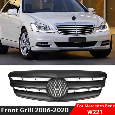 Mercedes Benz S-Serisi W221 2006-2009 S350 S400 S500 S600 S65 ABS Ön Tampon Izgarası