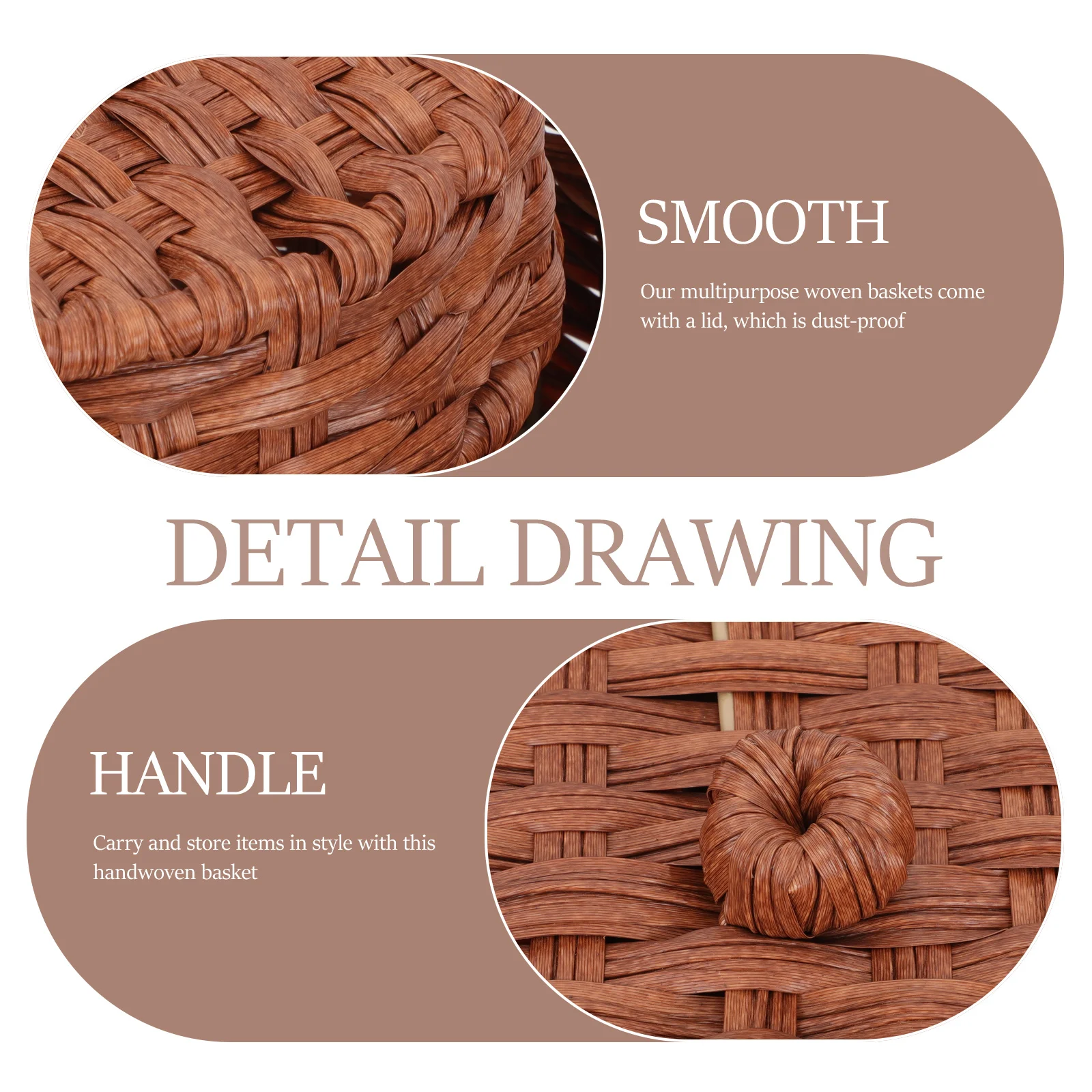 Imitation Rattan Egg Basket Storage Container for Kitchen Bakery Countertop Farmhouse Egg Holder Harvest Basket
Imitation Rattan Egg Basket Storage Container for Kitchen Bakery Countertop Farmhouse Egg Holder Harvest Basket